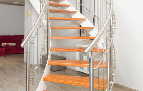 SCALA MOD. VIOLA + BALAUSTRA INOX (2)